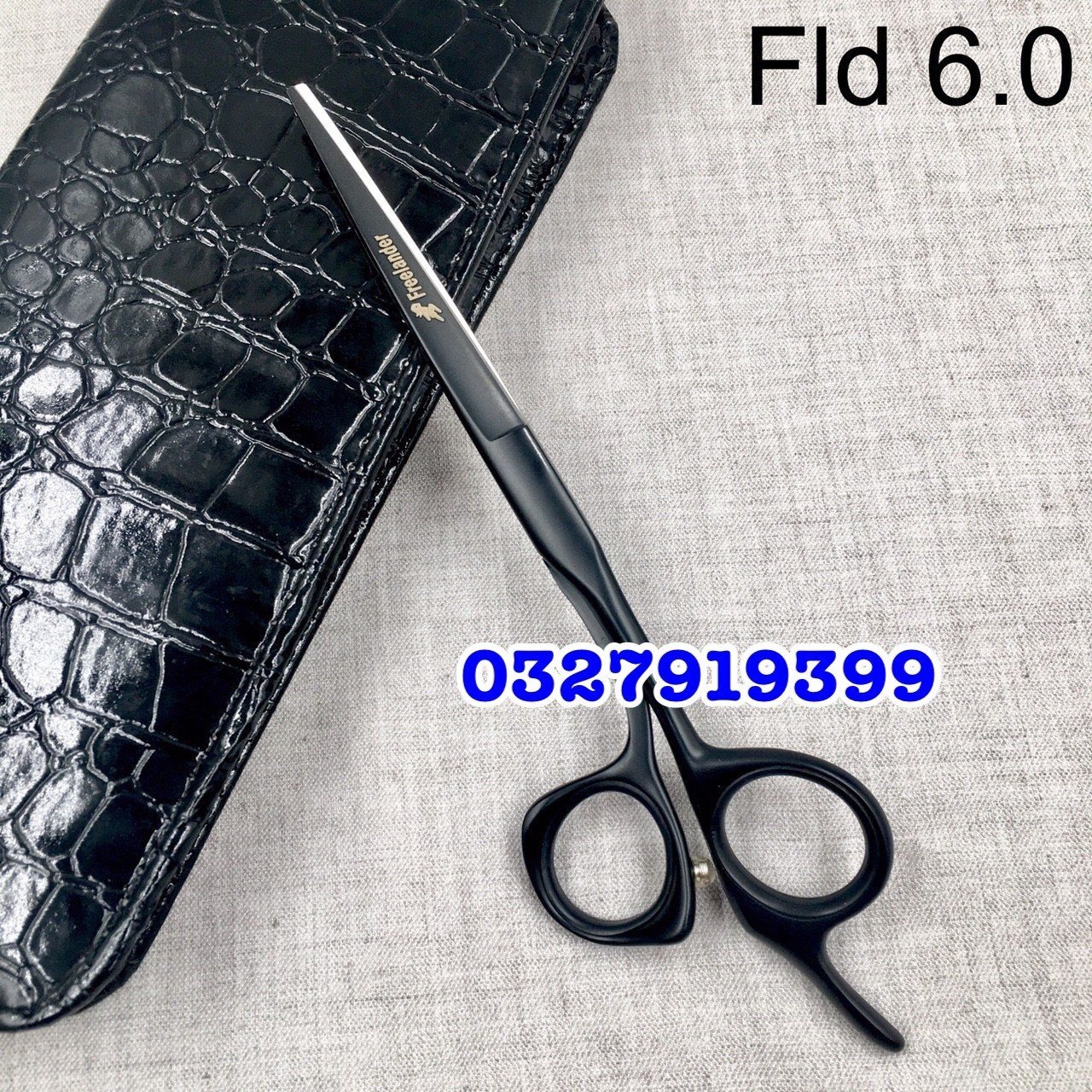Freelander Kéo Cắt Tóc Cao Cấp 6.0in Nhật Bản Hợp Kim Thép 440C Độ Cứng 62HRC Chất Lượng Cao Tặng Bao Da