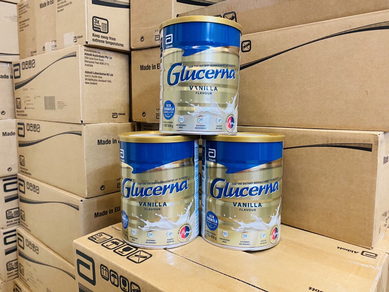 [Voucher 50k + Hoàn tiền 6% max 300k] Sữa tiểu đường Glucerna Úc 850gr date xa