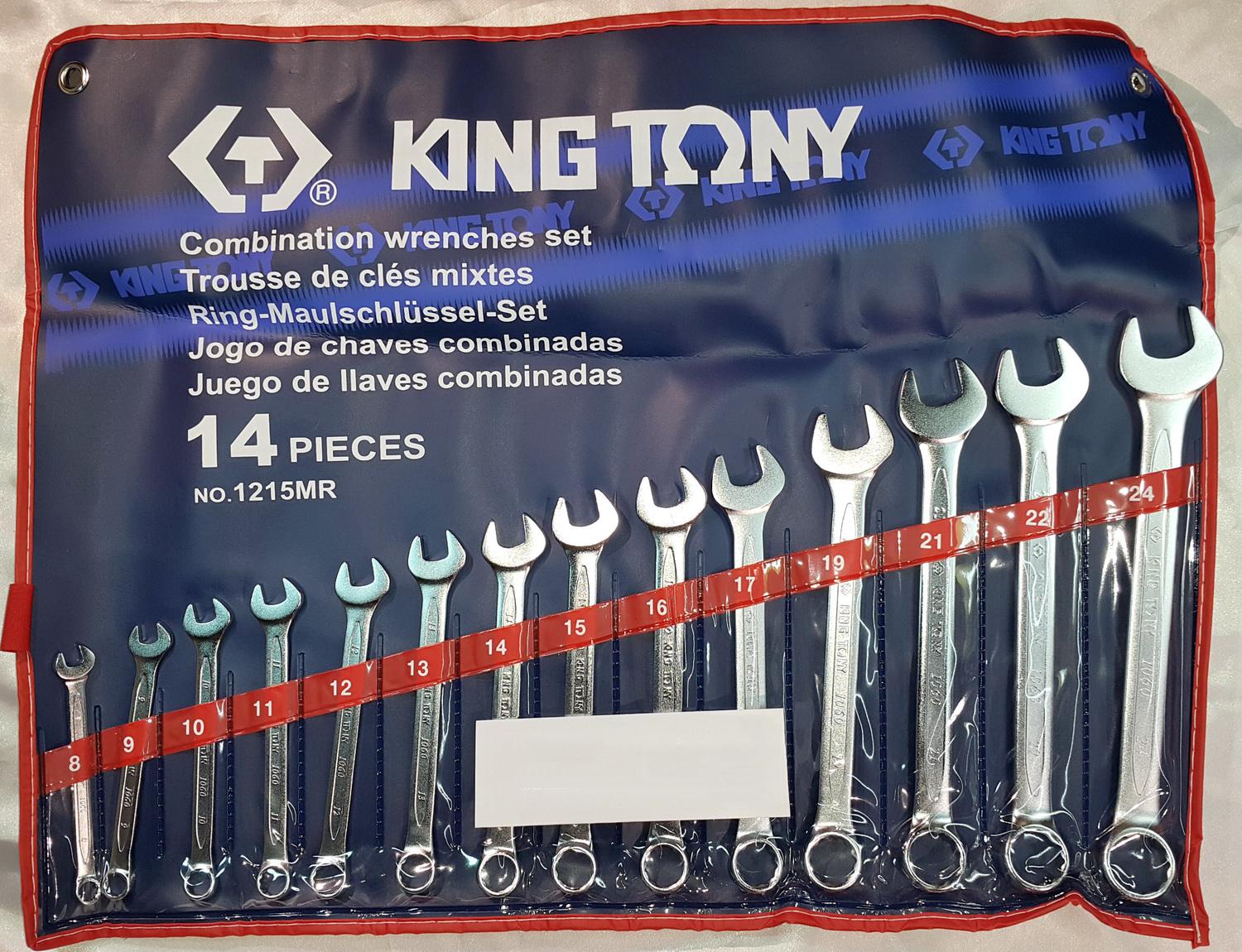 Bộ cờ lê 14 chi tiết Kingtony 1215MR 8-24mm