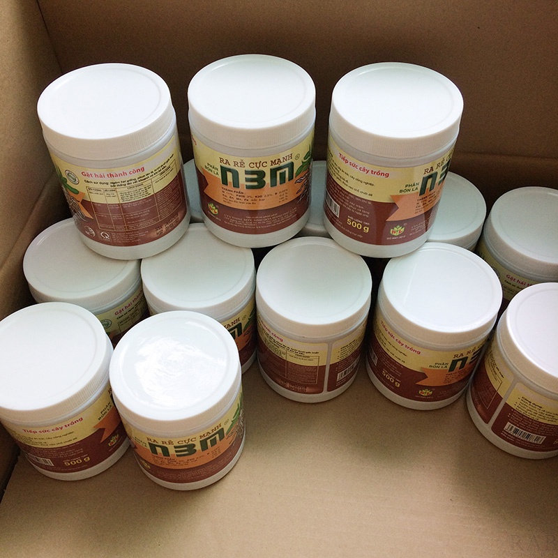 Phân bón lá kích thích ra rễ cực mạnh N3M 500gram dùng cho Phong Lan, cây cảnh