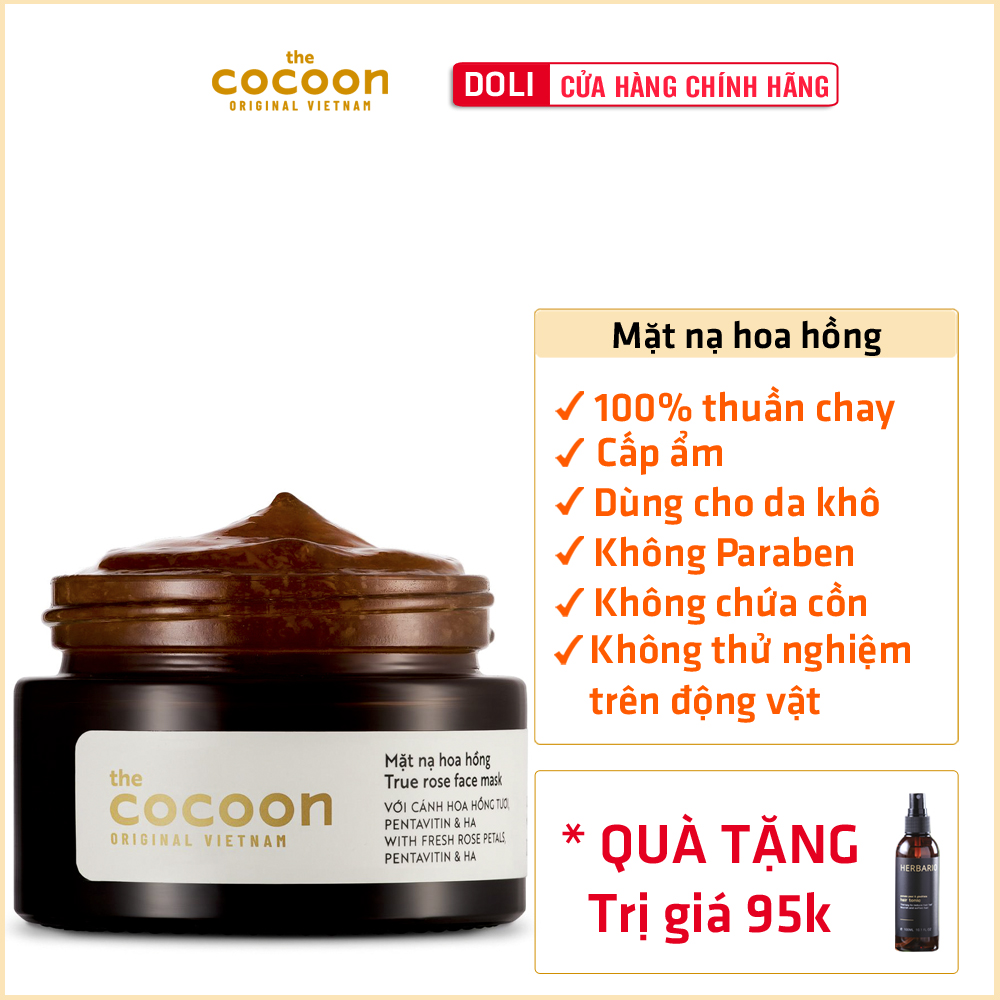 Mặt nạ hoa hồng cocoon 30ml