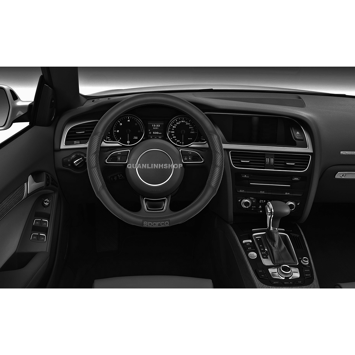 Bọc vô lăng Sparco SPS104BK