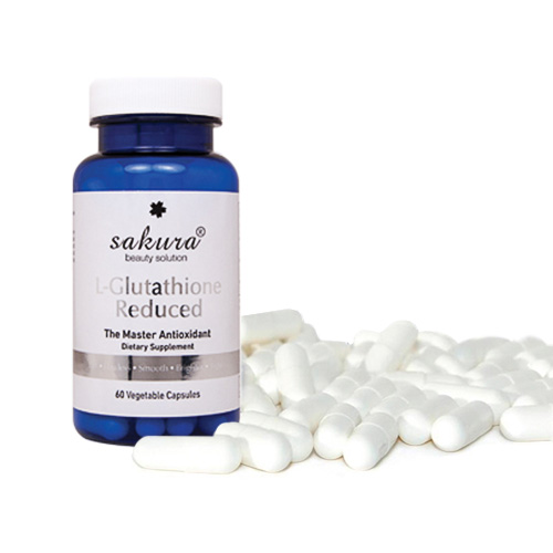 [HCM]Viên uống trắng da chống lão hóa Sakura White Advance L-Glutathione Complex 1600mg