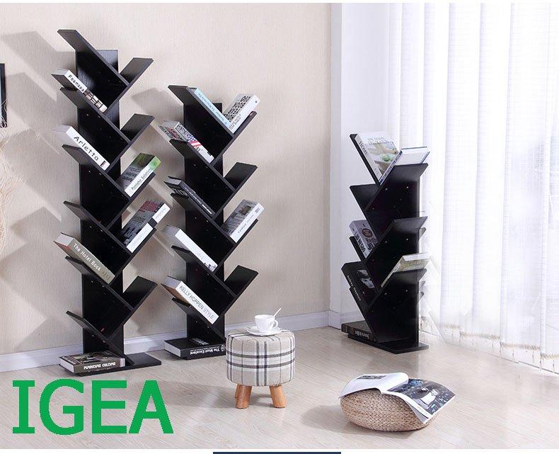 Kệ Sách Hình Cây GP03 HUCHU bằng gỗ mdf phủ min