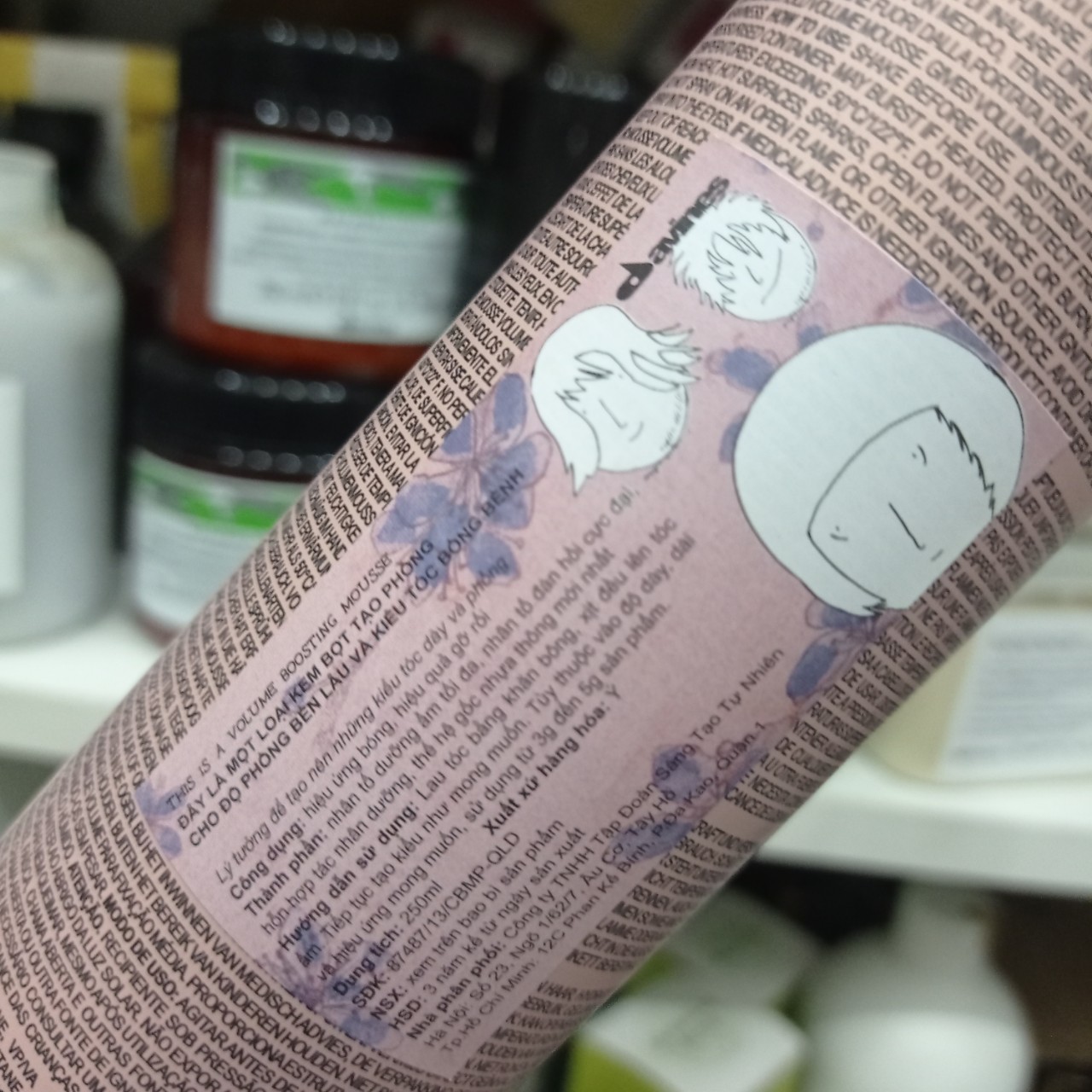 [HCM]Kem bọt tạo phồng Davines Volume Boosting Mouse 250ml