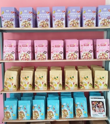 [HCM][SG] NGŨ CỐC HOA QUẢ SỮA CHUA KHÔ TÍM 400G