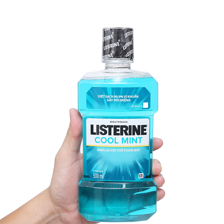 [HCM]Nước Súc Miệng Listerine Cool Mint 500ml
