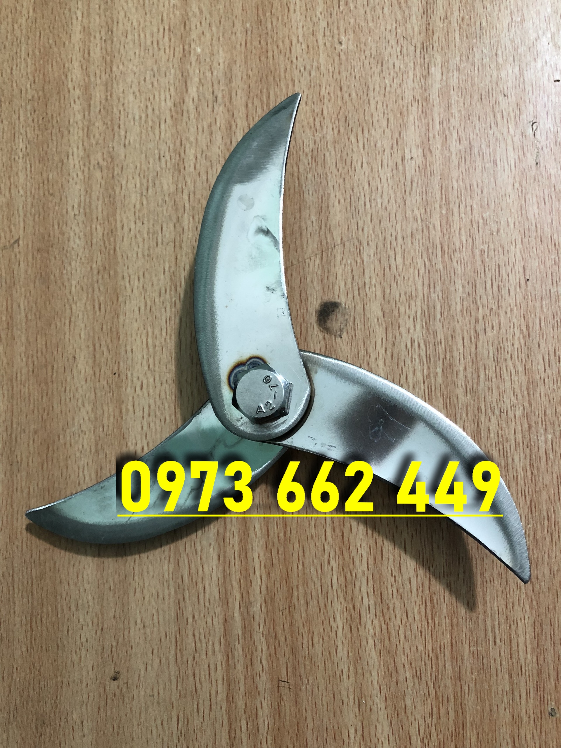 Lưỡi dao xay thịt 3 cánh-thay thế cho máy xay thịt xay giò chả 900w-1100w
