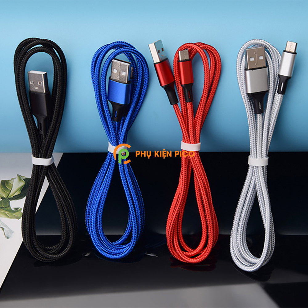 Cáp sạc Iphone bọc dù Lightning TypeC Micro Usb - Cáp sạc nhanh iphone chống đứt - Dây sạc nhanh iphone