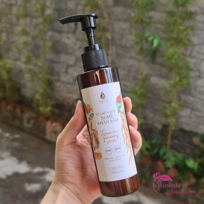 Sữa rửa mặt nghệ nhân sâm Mela 200ml siêu hot