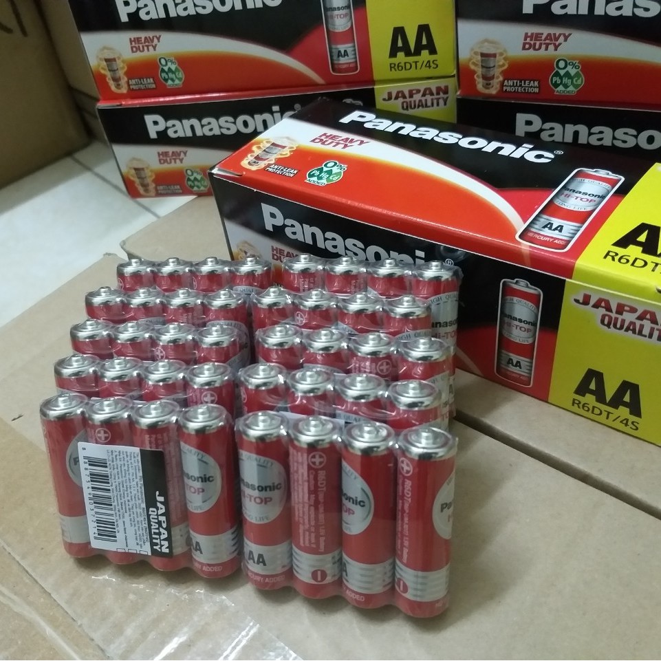 60 VIÊN PIN 2A PIN AA PIN 1.5V , PIN TIỂU ĐỎ PANASONIC