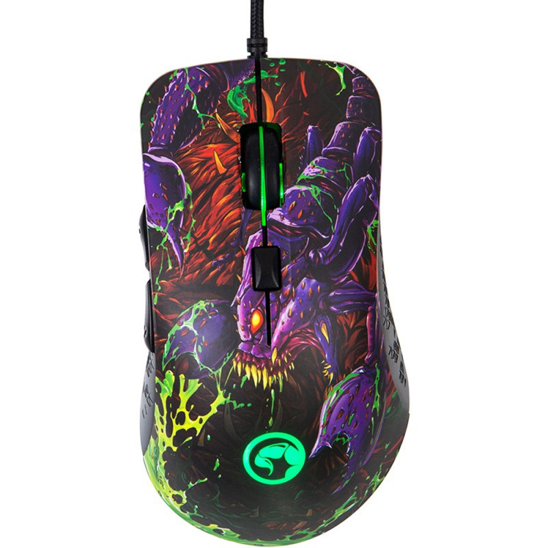 Mouse Marvo G932 LED tặng kèm Mousepad G20 Đen