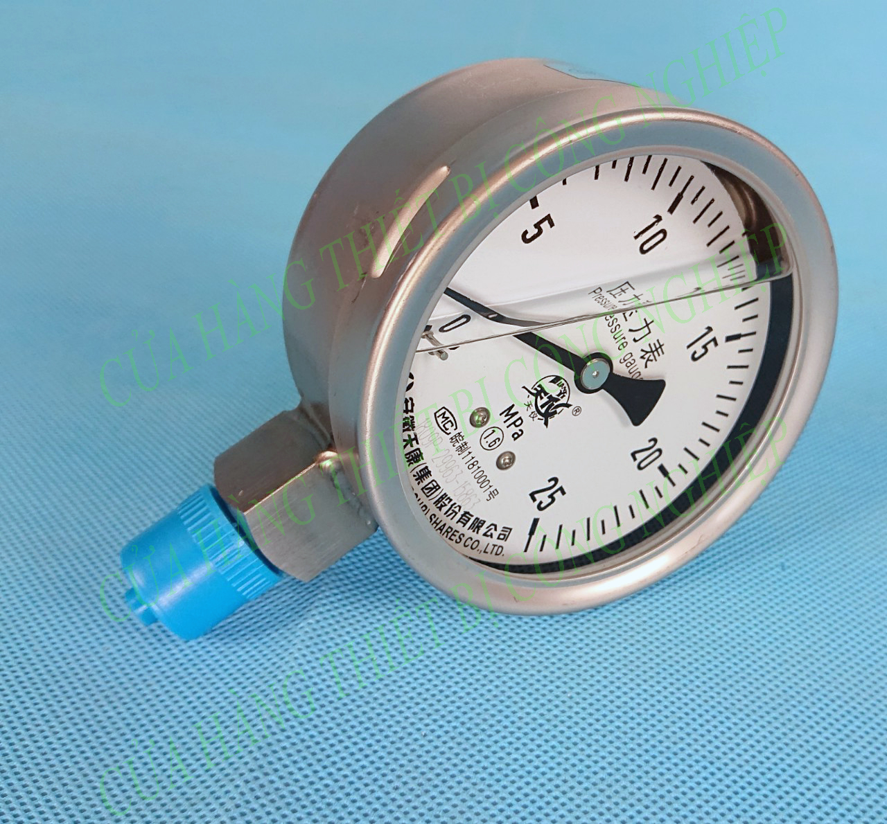 Đồng hồ đo áp suất có dầu (0 ~ 25 MPa)