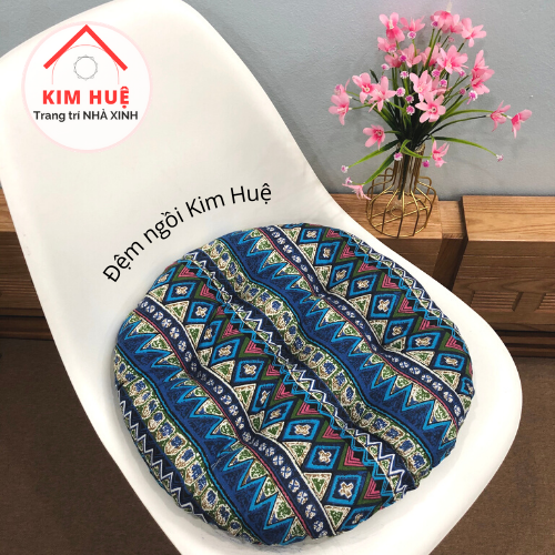 Đệm ngồi bệt tròn êm 40x40x5cm
