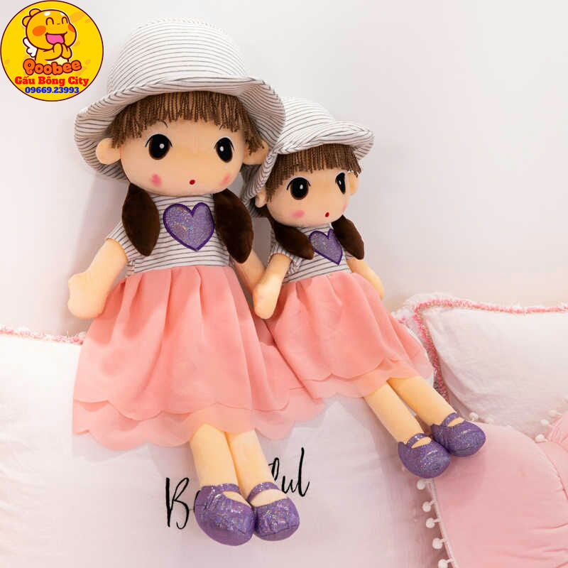 Gấu Bông Búp Bê Xuka Mềm Mịn -Búp Bê Nhồi Bông