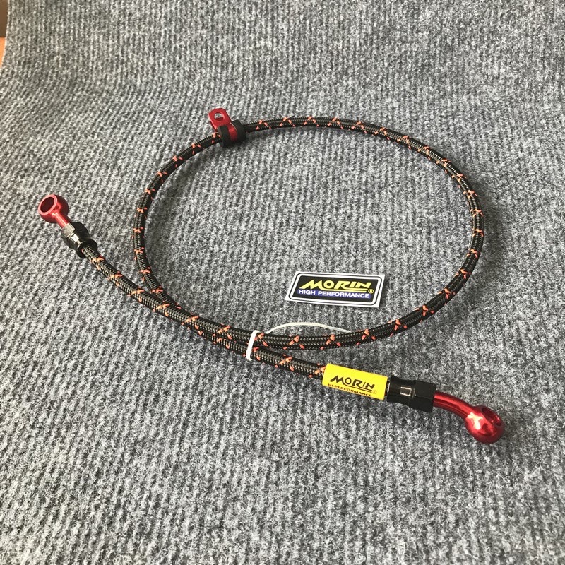 [Newww Sale] Dây Dầu Thắng Đĩa Trước Morin <Zin>(Màu Đỏ Đen) Sử Dụng Được Trên Nhiều Loại Xe - Dây Dầu Morin Zin