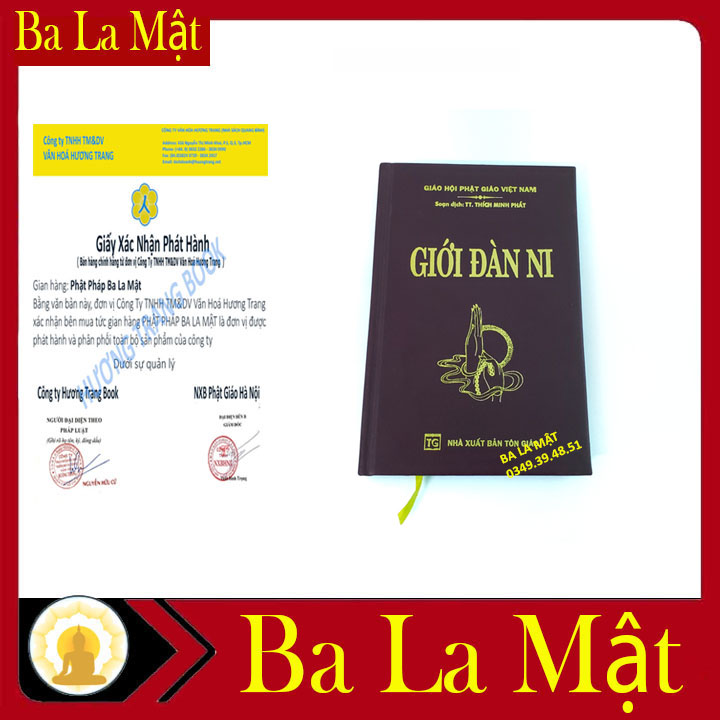 Kinh Giới Đàn Ni Trọn Bộ Bìa Da ( BA LA MẬT SHOP )