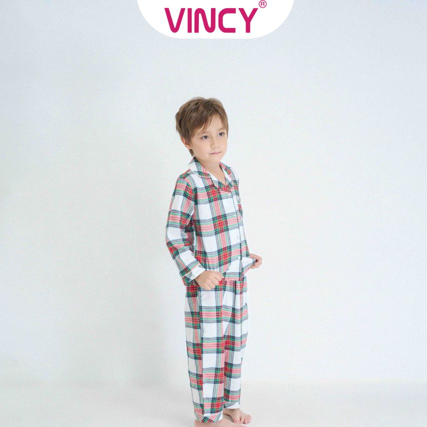Bộ đồ kate dài bé trai vincy sdk011w12