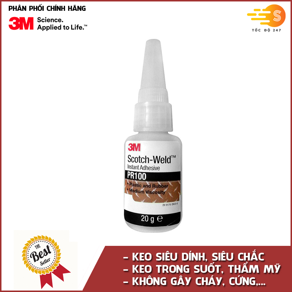 Keo dán đa năng siêu dính Scotch-Weld 20g 3M PR100 keo dán đa năng / Scotch-Weld 28.3g 3M Scotch-Weld CA4 - Tốc độ 247