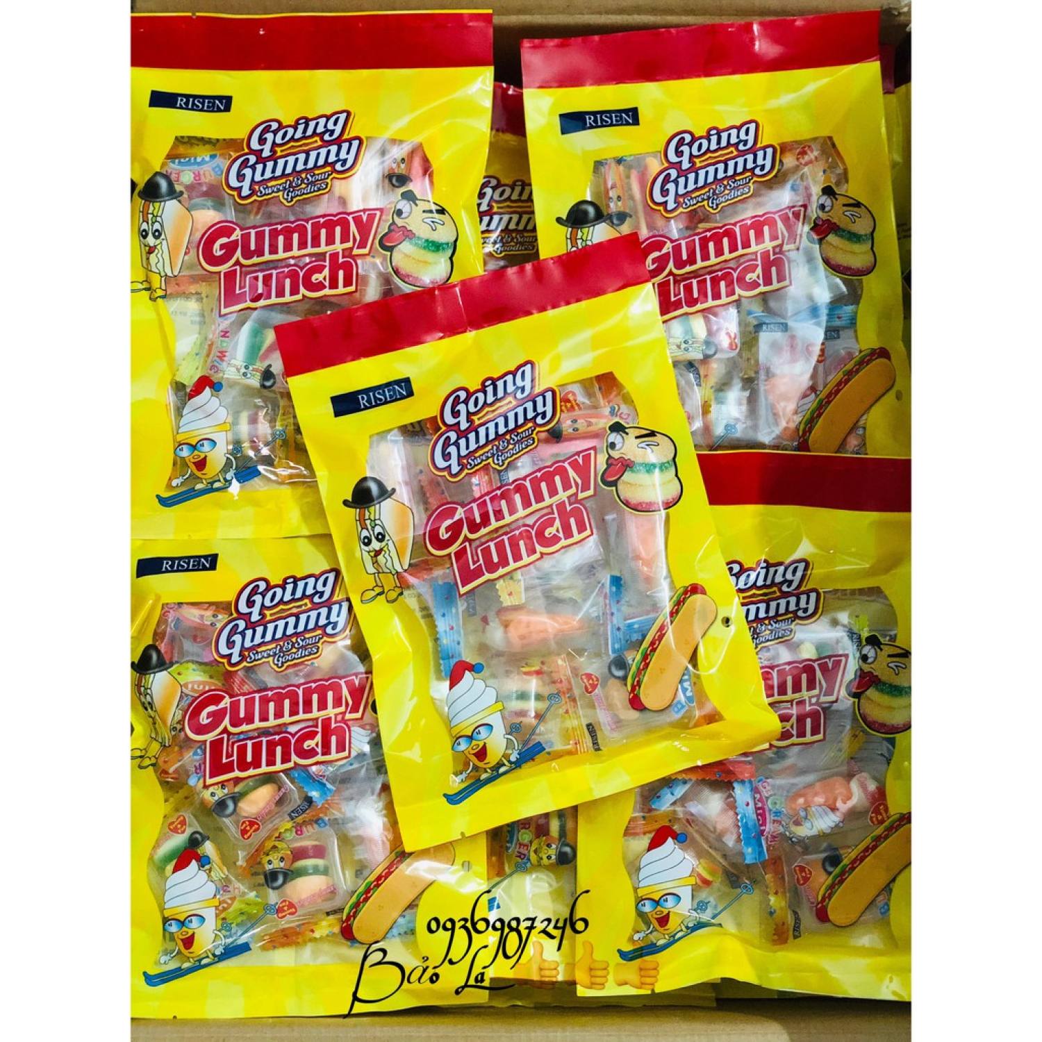 Kẹo Dẻo Risen Gummy Lunch Hương Trái Cây