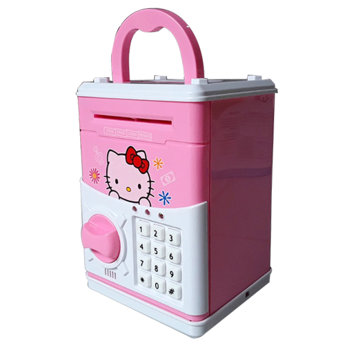 Két sắt mini thông minh cực dễ thương – Món quà tuyệt vời cho bé yêu! ( Tủ Đựng Tiền Tiết Kiệm Nhập Mã Số )