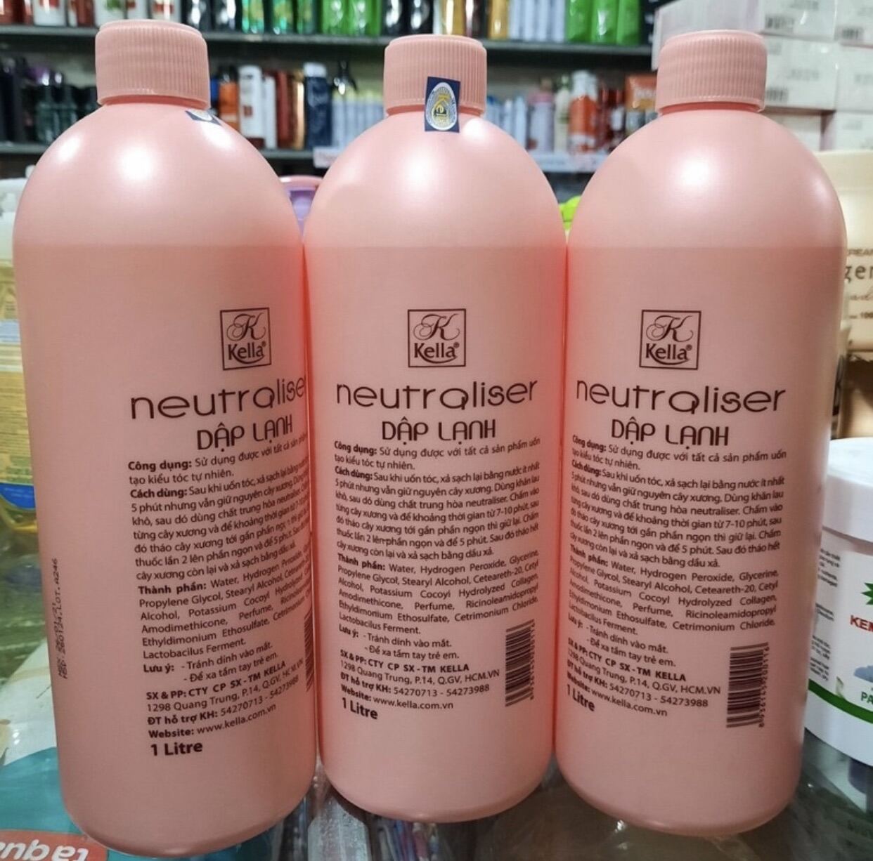 [Chỉ 7/3 Hoàn Tiền 15%]Dập hồng Kella 1000ml