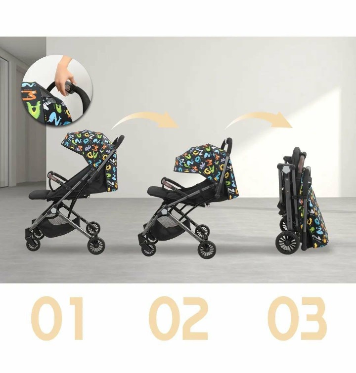 (TẶNG KÈM MÀN CHỐNG MUỐI) XE ĐẨY DU LỊCH GẬP GỌN VALI KÉO BAOBAOHAO Y3