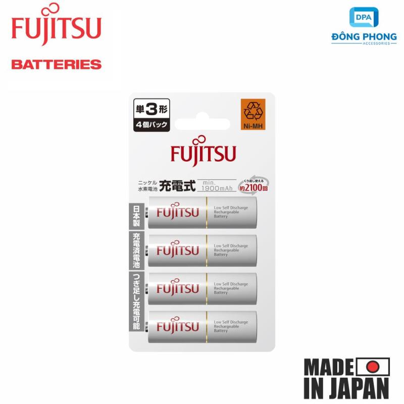 Pin Sạc AA Fujitsu 1900mAh Bản Nội Địa Nhật Bản
