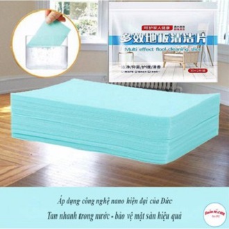 Gói 32 miếng khăn giấy lau sàn nhà - tan trong nước siêu sạch