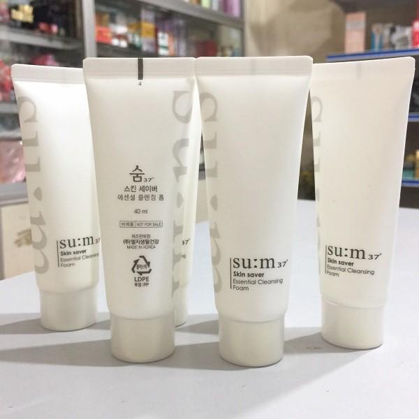 [HCM]Sữa Rửa Mặt Su:m37 Skin Saver Essential Cleansing Foam 40ml