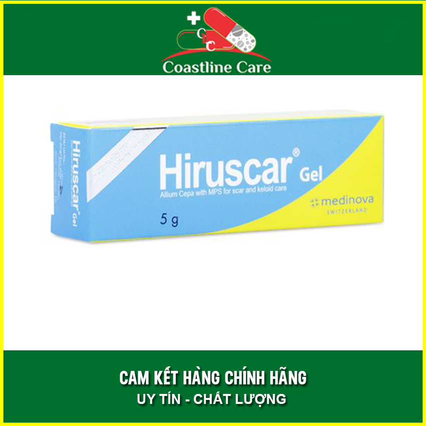 HCMLấy mã giảm thêm 30%Gel cải thiện sẹo Hiruscar 5g - Coastlinecare