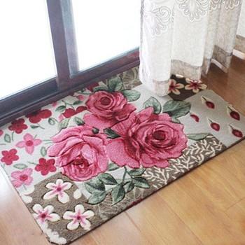 Bộ 5 thảm hoa lau chùi chân cao cấp ( giao màu ngẫu nhiên )