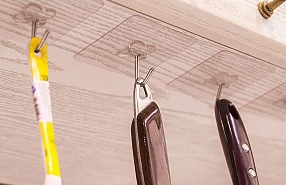 Combo 5 Móc Treo Dán Tường Trong Suốt Siêu Dính Tiện Lợi