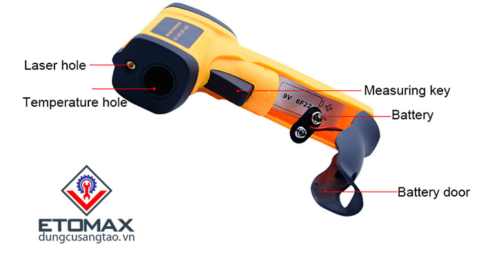 Máy bắn nhiệt độ BENETECH GM550