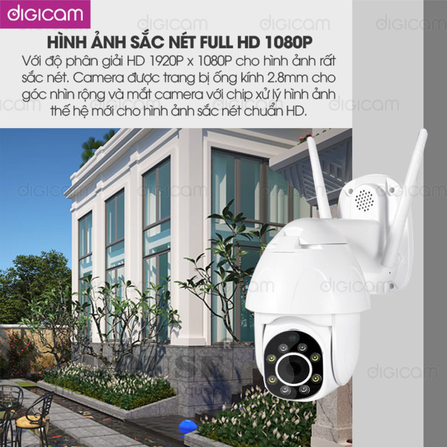 Camera IP YooSee Xoay 360 độ PTZ - Cao cấp Full HD