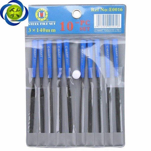 Dũa bộ 10 cây c-mart e0016 5x180mm