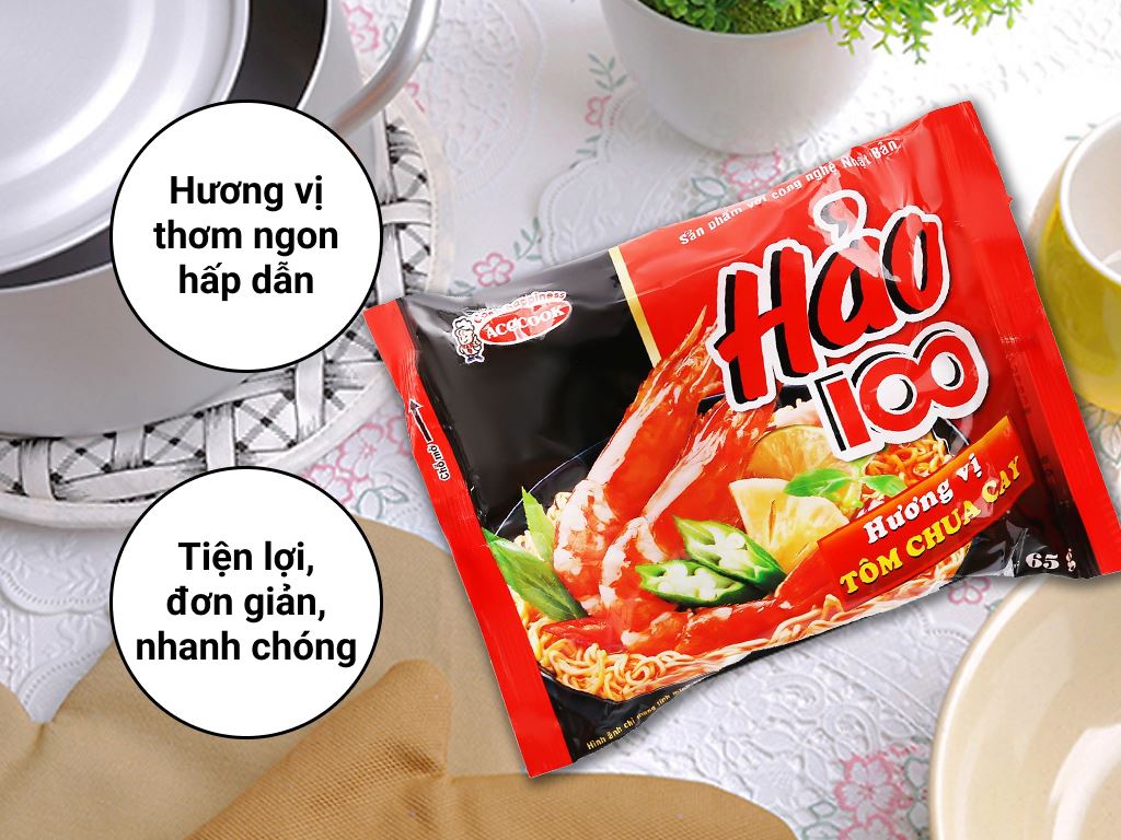 Hảo 100 Tôm Chua Cay thùng 30gói