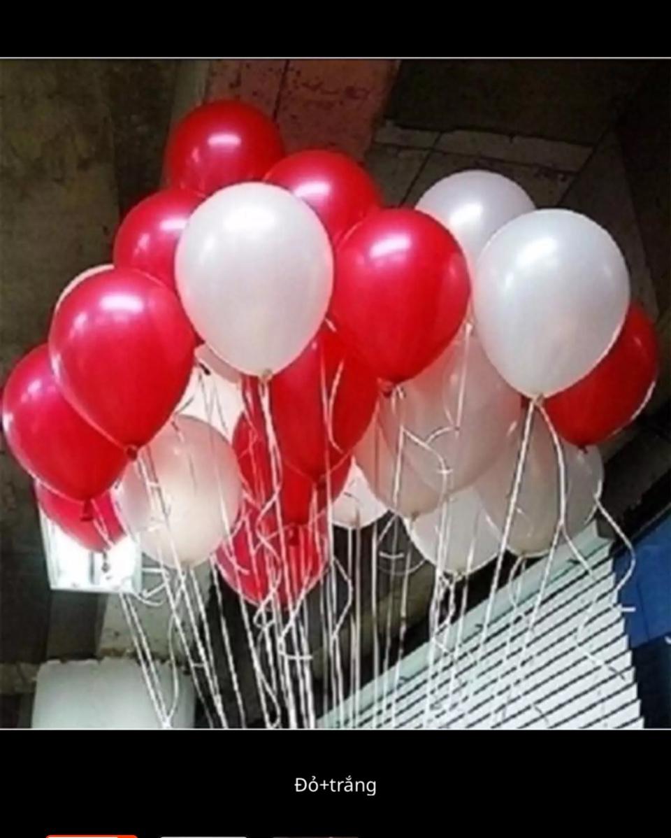 [HCM]combo 50 bóng nhũ 10in kèm dây Trang Trí Sinh Nhât Sự Kiện