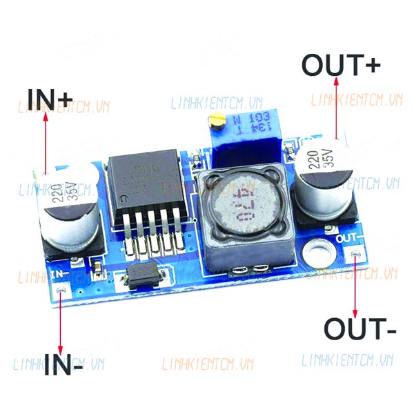 Module hạ áp DC-DC LM2596 LM2596S ADJ