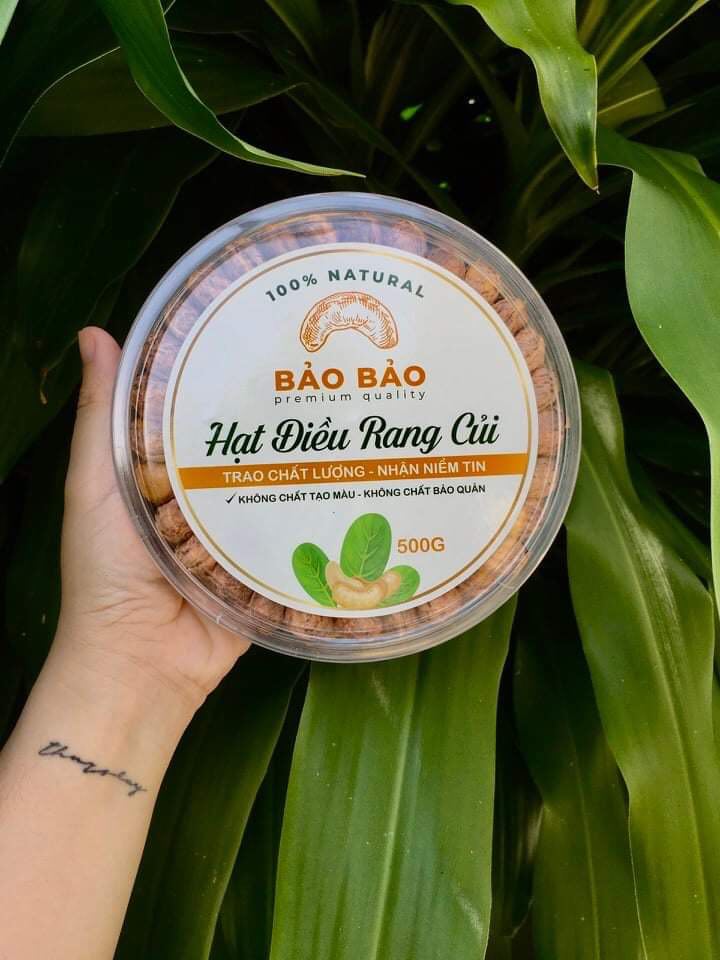 Hạt điều tươi rang củi