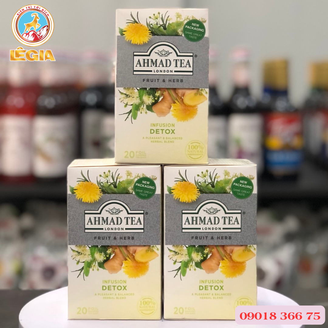 Trà thảo mộc detox ahmad 40g