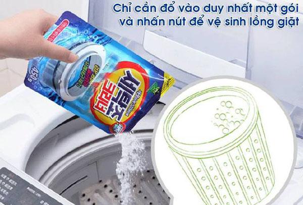 Bột tẩy lồng máy giặt siêu sạch 450gram