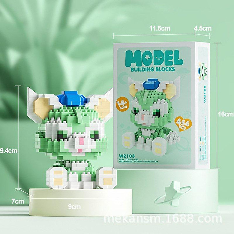 Đồ chơi xếp hình lắp ráp mô hình 3D mẫu Model