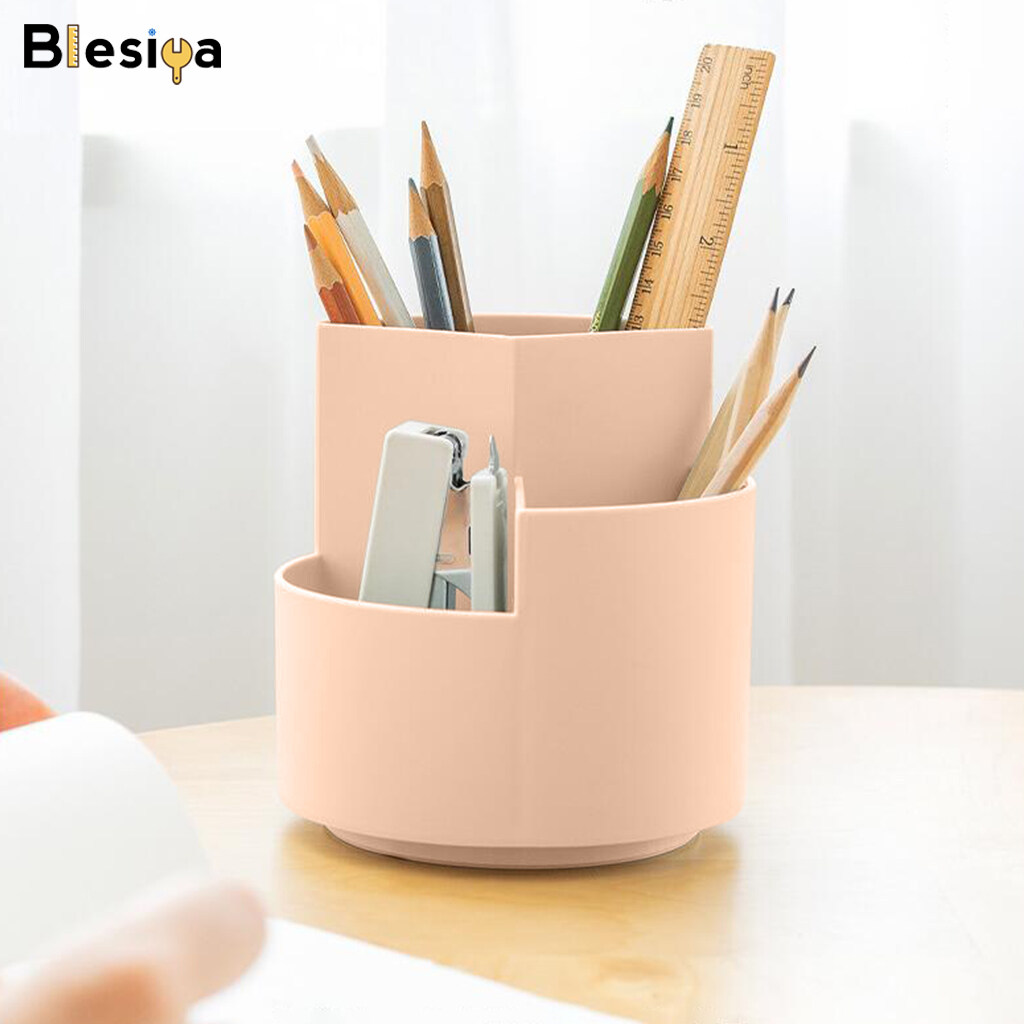 Blesiya Đồ Đựng Cọ Trang Điểm Đồ Đựng Bút Chì Đồ Sắp Xếp Để Bàn