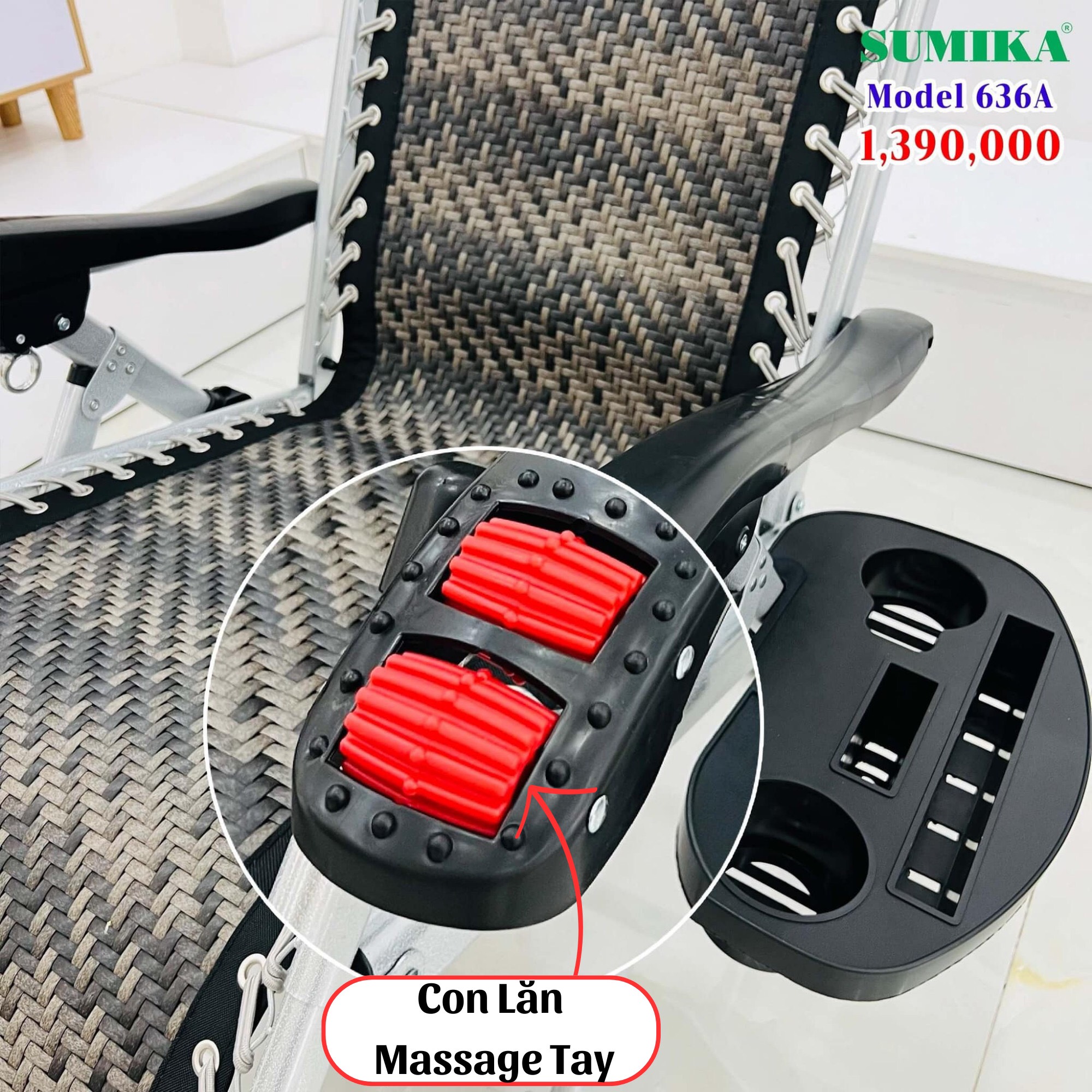 GHẾ THƯ GIÃN SUMIKA SK636A .