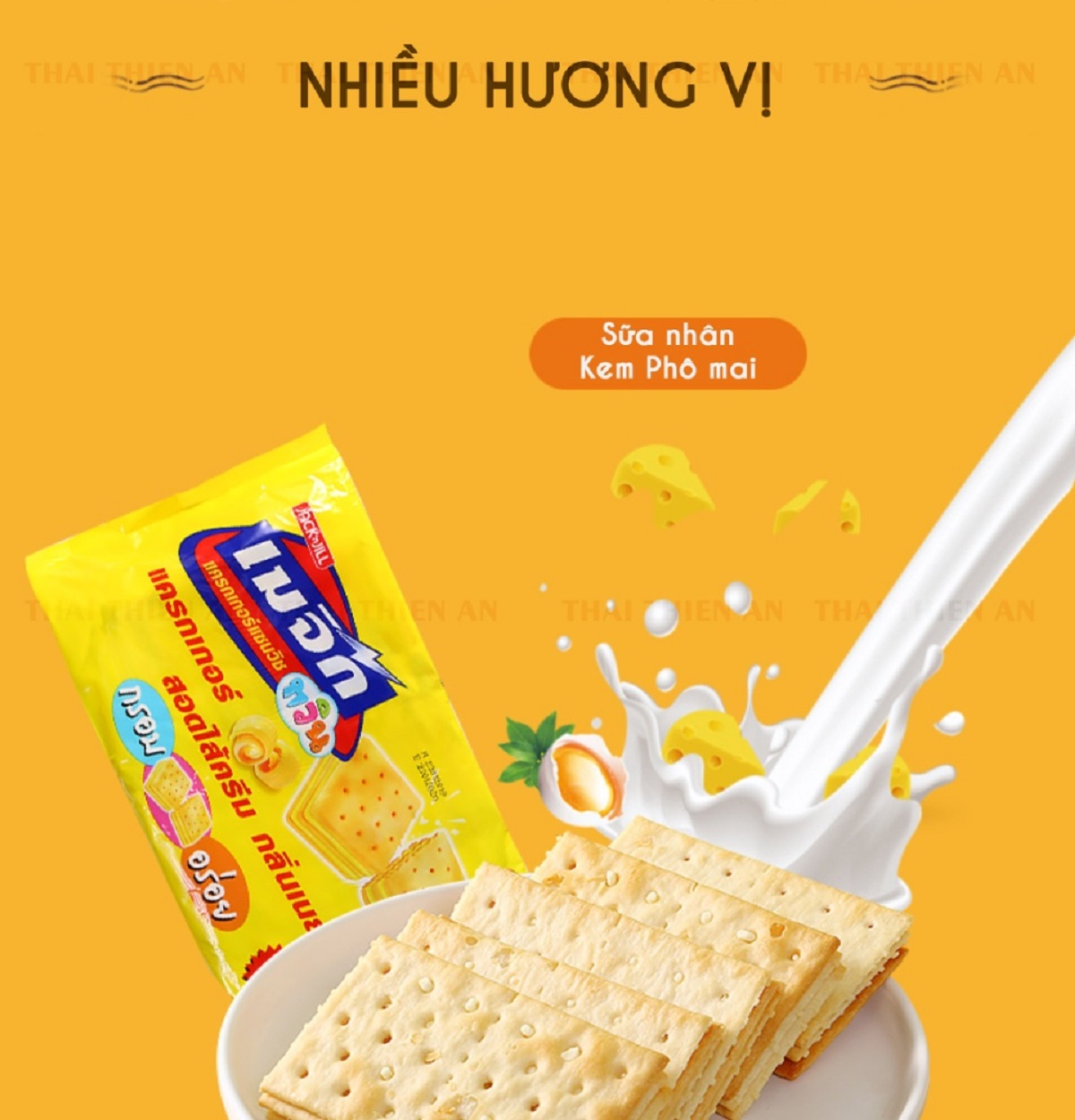 [ LOAI 1KG ]Bánh quy phô mai SOCOLA MAGIC [THÁI LAN]