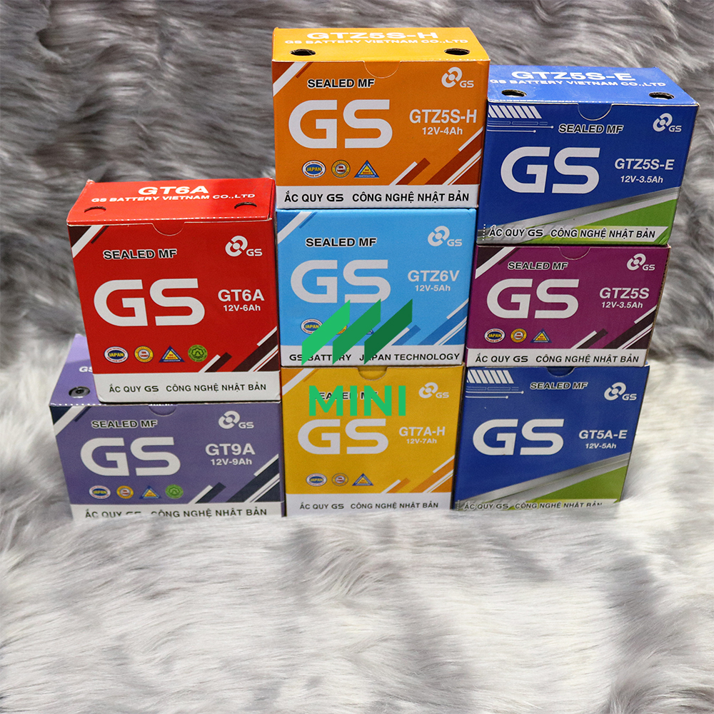 Bình ắc quy khô GS MF GT5A(12V-5Ah)