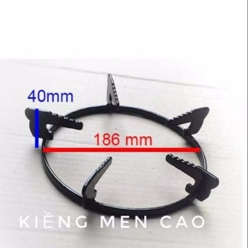 Combo 2 kiềng thép tròn bếp ga dương mặt kính