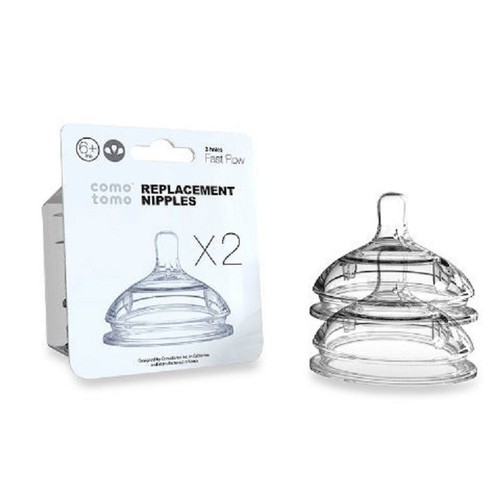 HỘP 2 NÚM TI COMOTOMO 1-2-3 TIA ,Y CUT CHÍNH HÃNG