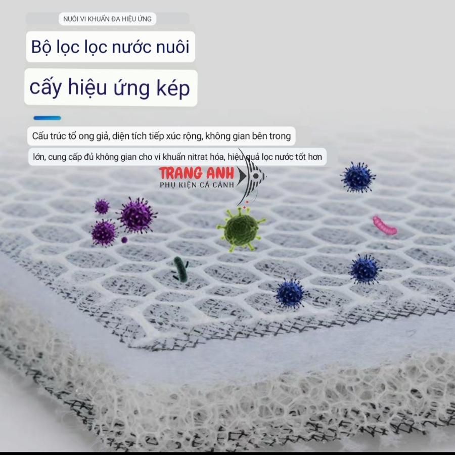 Bông lọc 6D - Bông lọc bể cá thế hệ mới